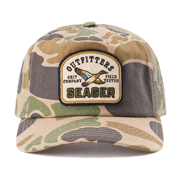 Seager Outfitters Trucker Snapback Hat - Duck Camo