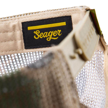 Seager Outfitters Trucker Snapback Hat - Duck Camo