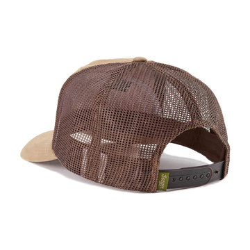 Seager Outfitters Wax Trucker Snapback Hat - Brown