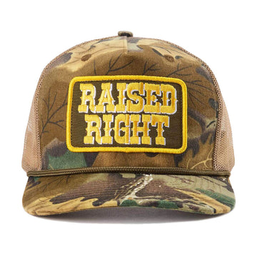 Seager Raised Right Trucker Hat - Camo