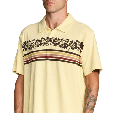 RVCA Cutback Polo Shirt - Butter