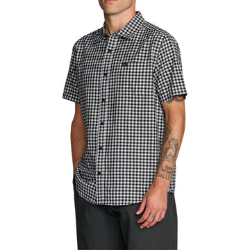 RVCA Overspray Shirt - Black/White