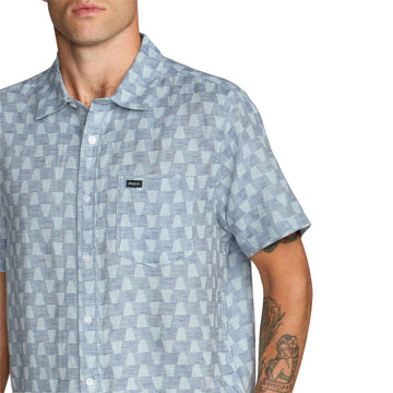 RVCA VA Monogram Shirt - Vintage Navy