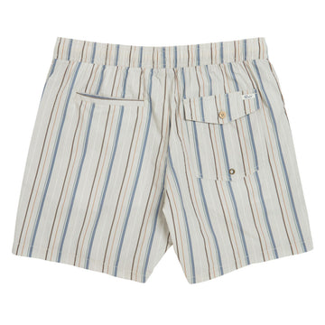 RVCA Exotica Seersucker Elastic 17 Shorts - Light Khaki