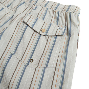 RVCA Exotica Seersucker Elastic 17 Shorts - Light Khaki