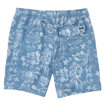 RVCA Local Aloha Elastic 19 Boardshorts - Light Blue