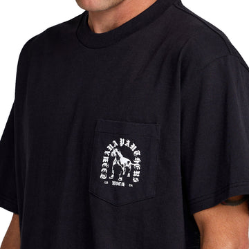 RVCA Bad Panther T-Shirt - Black