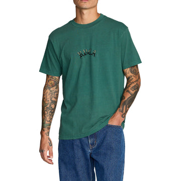 RVCA Olde RVCA T-Shirt - Grass Green