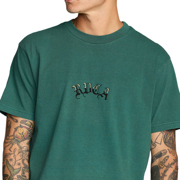 RVCA Olde RVCA T-Shirt - Grass Green