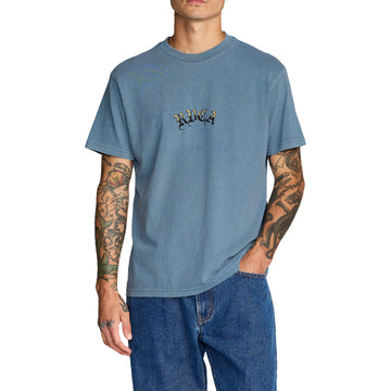RVCA Olde RVCA T-Shirt - Vintage Navy
