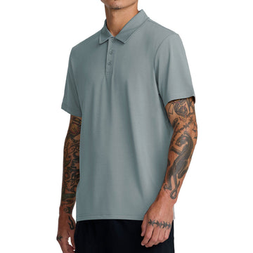 RVCA Balance Polo Shirt - Lead
