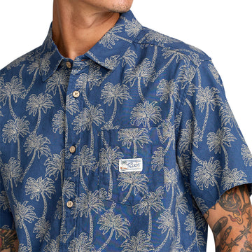 RVCA Exotica Shirt - Dark Denim