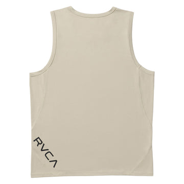 RVCA Sport Vent Tank Top - Light Khaki