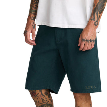 RVCA Kaleb 5 Pocket 21 Shorts - Hunter Green