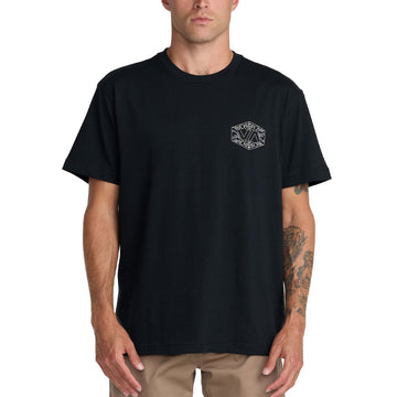 RVCA Hex Filigre T-Shirt - Black