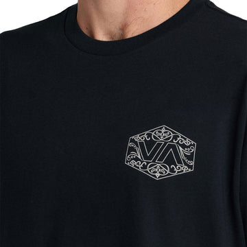 RVCA Hex Filigre T-Shirt - Black