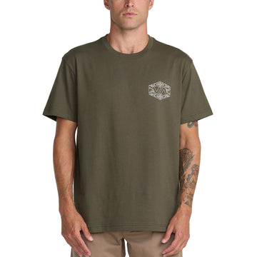 RVCA Hex Filigre T-Shirt - Fatigue