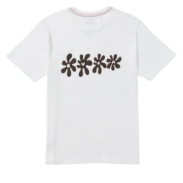 RVCA Bryce Bloom T-Shirt - Antique White