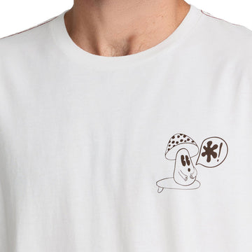RVCA Bryce Bloom T-Shirt - Antique White