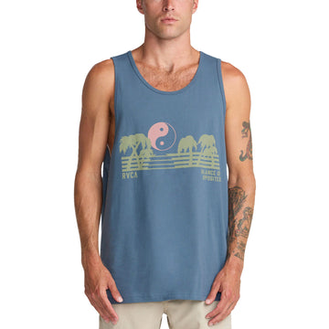 RVCA Balance Horizon Tank Top - Vintage Navy
