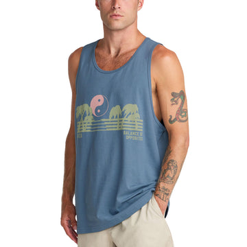RVCA Balance Horizon Tank Top - Vintage Navy
