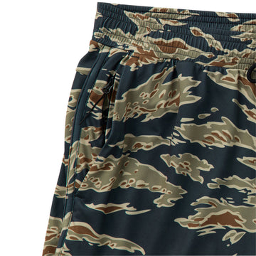 RVCA Yogger Recover 17 Shorts - Tiger Camo