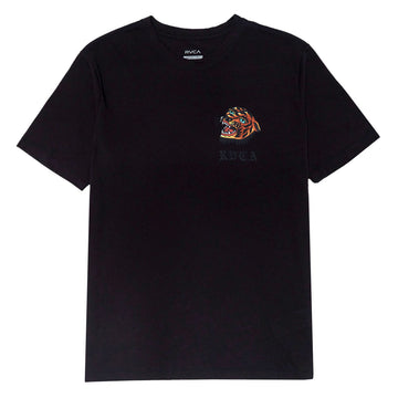 RVCA Kaleb Tiger T-Shirt - Black