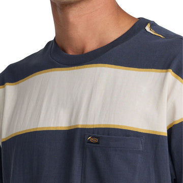 RVCA Dayshift Stripe Shirt - Light Khaki