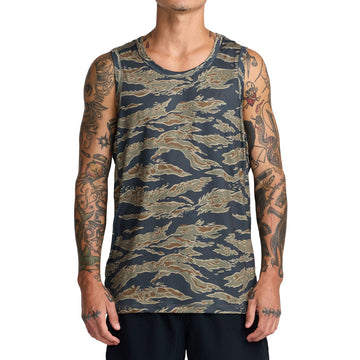 RVCA Sport Vent Tank Top - Tiger Camo
