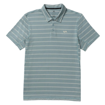 RVCA Sport Vent Polo Shirt - Lead 1