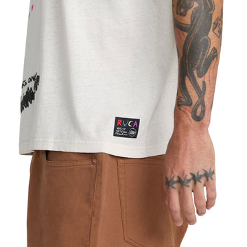 RVCA Ride The Wave Hemp T-Shirt - Ceramic
