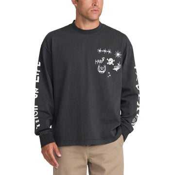 RVCA High On Life Long Sleeve Shirt - Pirate Black