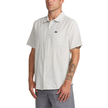 RVCA Thatll Do Seersucker Shirt - Monument