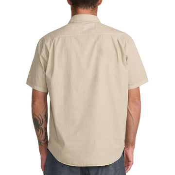 RVCA ANP Short Sleeve Shirt - Light Khaki