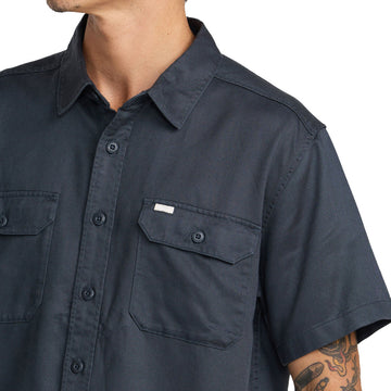 RVCA Vacancy Utility Shirt - Garage Blue