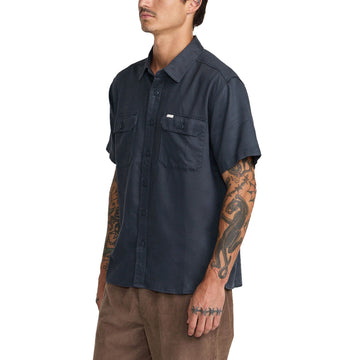 RVCA Vacancy Utility Shirt - Garage Blue