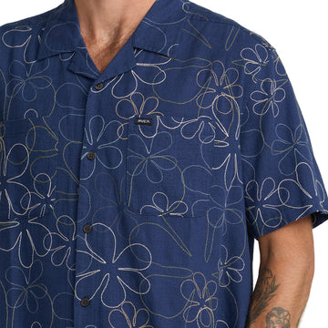 RVCA Full Bloom Shirt - Indigo