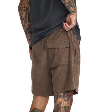 RVCA Escape Elastic Cord Shorts - Mushroom