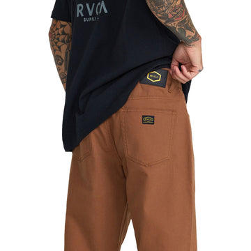 RVCA Dayshift 5 Pocket Pants - Rawhide