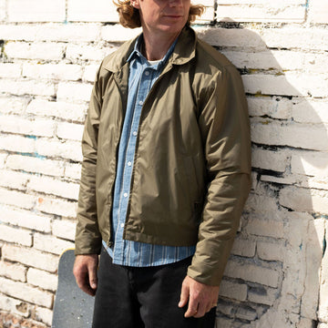 RVCA Dayshift Windbreaker Jacket - Light Olive