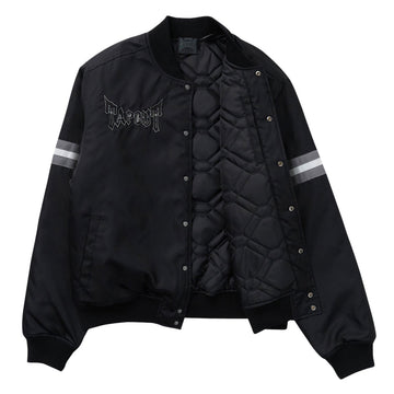 RVCA x Tapout Satin Jacket - Black