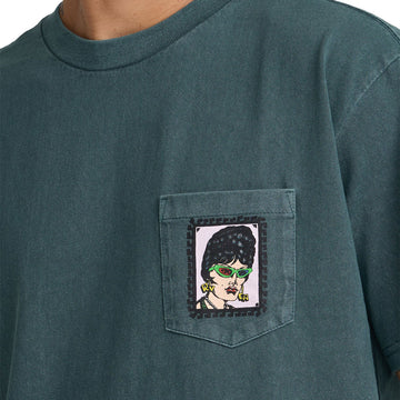 RVCA Barbra Bangles T-Shirt - Dusty Green