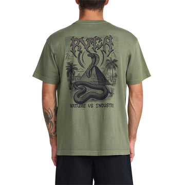 RVCA Cobra Empire T-Shirt - Olive