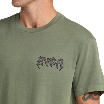 RVCA Cobra Empire T-Shirt - Olive