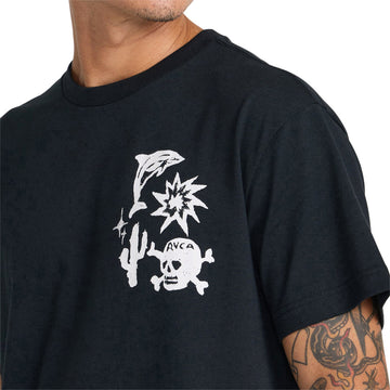 RVCA High On Life T-Shirt - Black