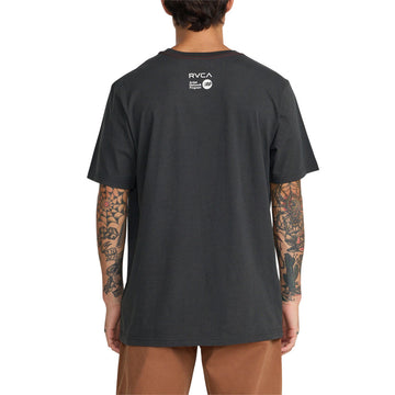 RVCA Sleepy Skeleton T-Shirt - Pirate Black