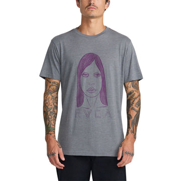 RVCA Sleepy Girl T-Shirt - Smoke