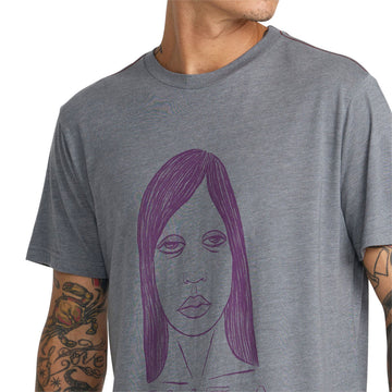 RVCA Sleepy Girl T-Shirt - Smoke