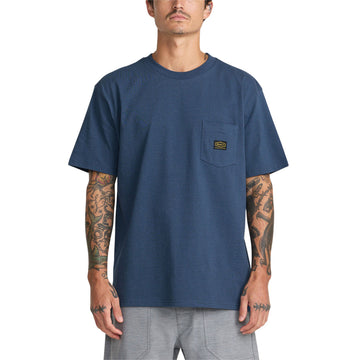 RVCA Americana Pocket Label T-Shirt - Dark Denim