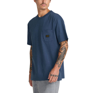 RVCA Americana Pocket Label T-Shirt - Dark Denim